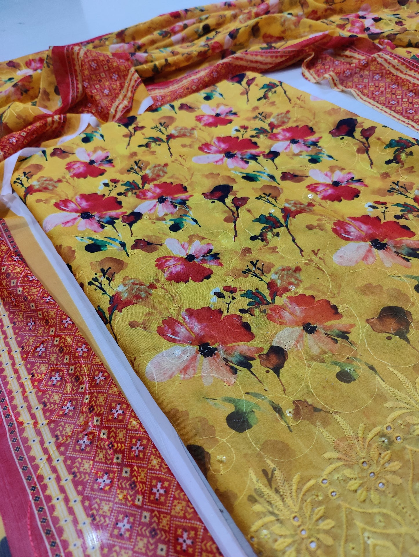 Swiss Lawn chikankari