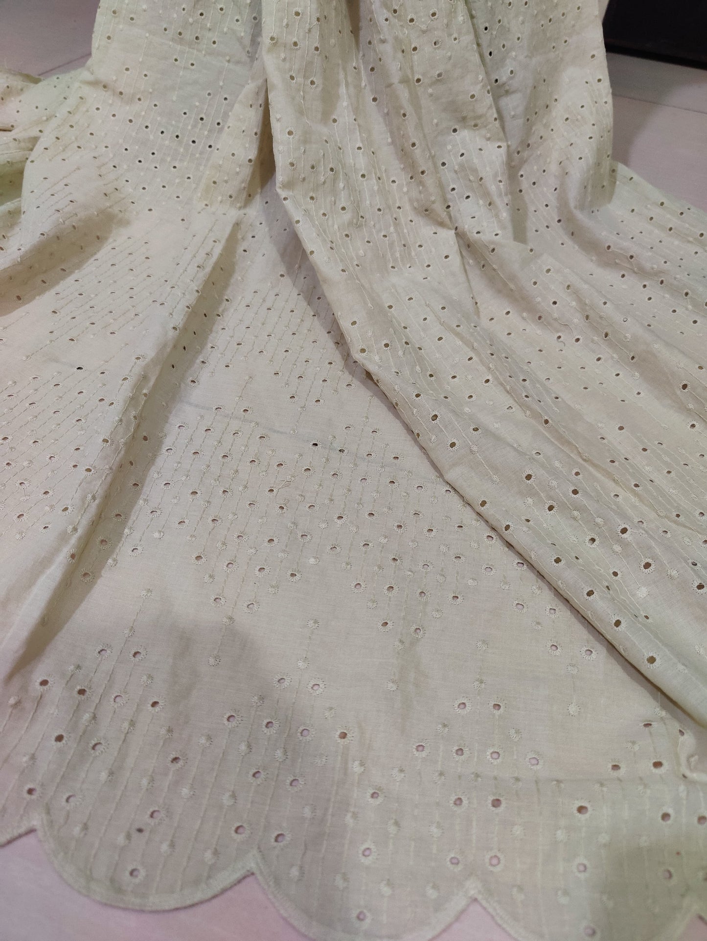 Lawn chikankari