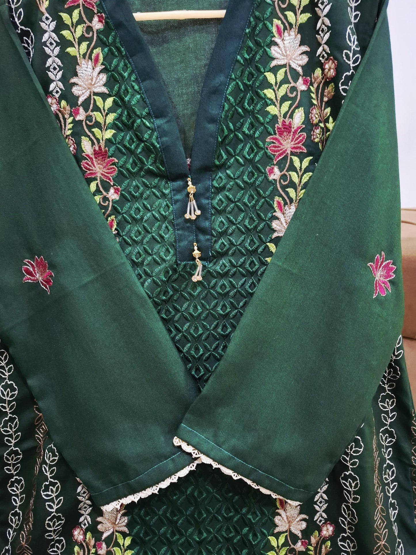 2-Piece Dhanak Suit for Women | Winter Collection