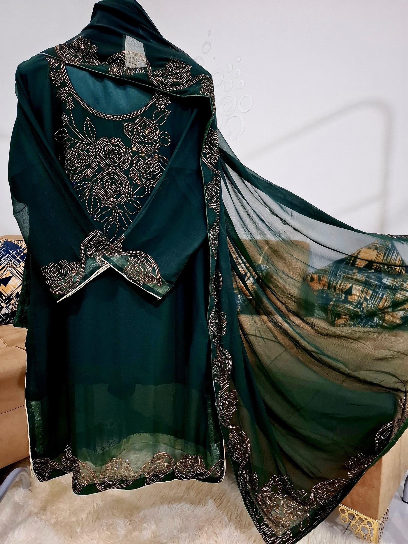 Designer Chiffon 3pc Party Wear