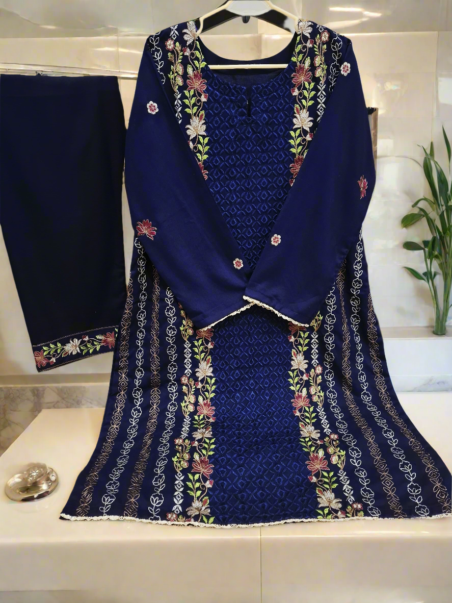 Women's 2pc Dhanak Outfit | Boutique Style & Comfort