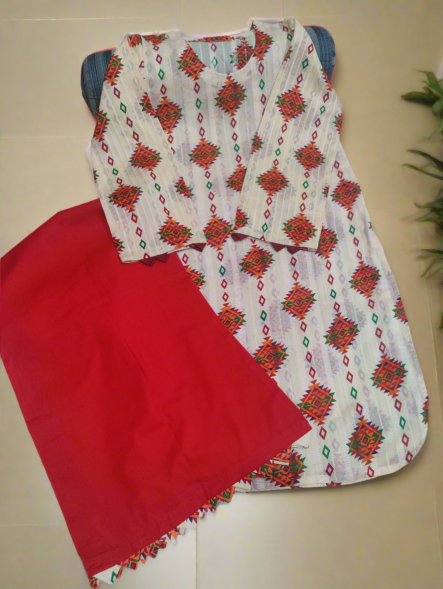 Women's 2pc Ready-to-Wear Dress | Elegant Lawn Suit