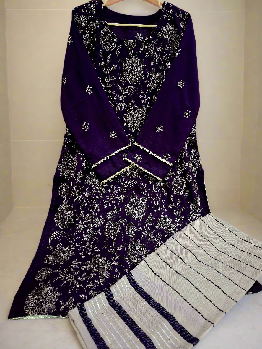 Women's 2pc Dhanak Outfit | Boutique Style & Comfort