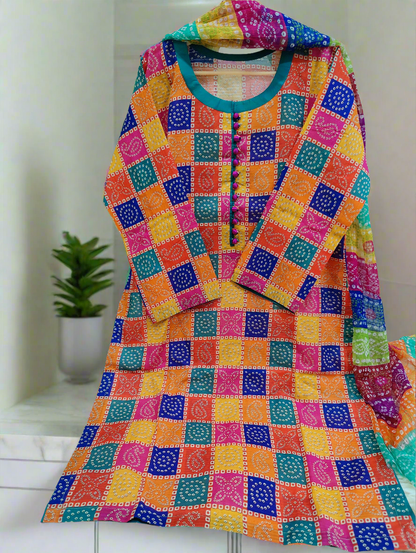 Classic Lawn 3pc Suit | Everyday Elegance