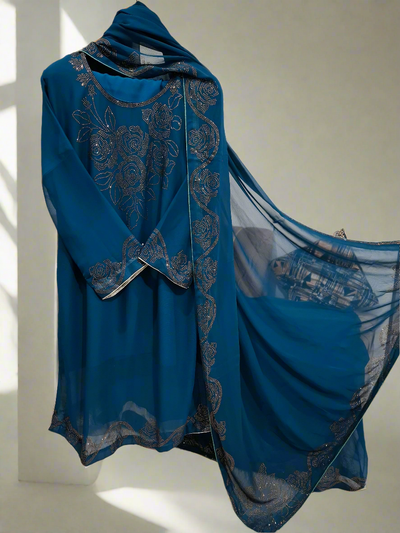 Designer Chiffon 3pc Party Wear