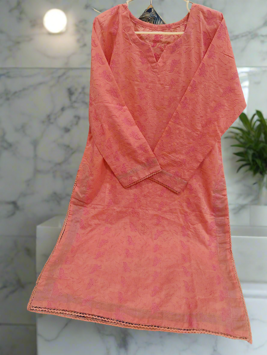 2pc Pre-Stitched Outfit | Elegant Lawn Suit