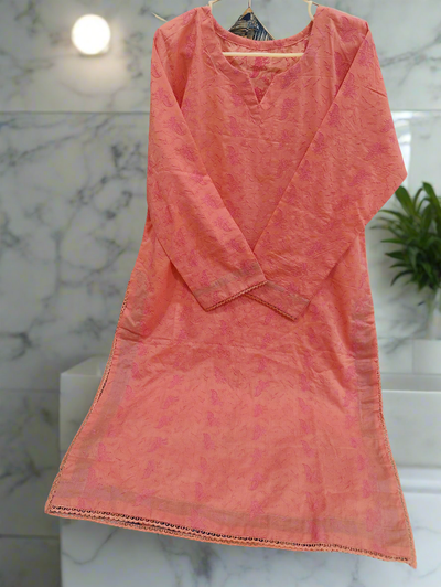 2pc Pre-Stitched Outfit | Elegant Lawn Suit