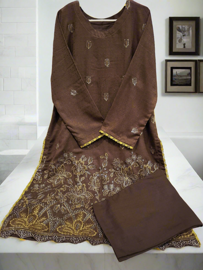 Dhanak 2pc Dress – Lightweight & Elegant Outfit