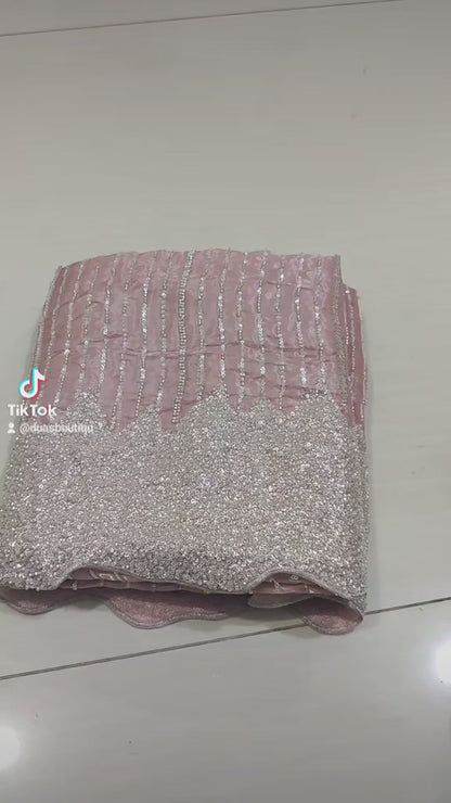 Artisan Silk 2pc – Unstitched Turkish Cutdana Collection - 2