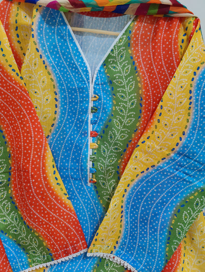 Unstitched Lawn 3pc Set | Soft Fabric & Vibrant Prints