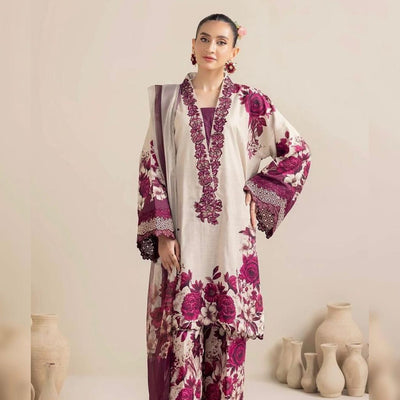 Silk 3pc unstitched