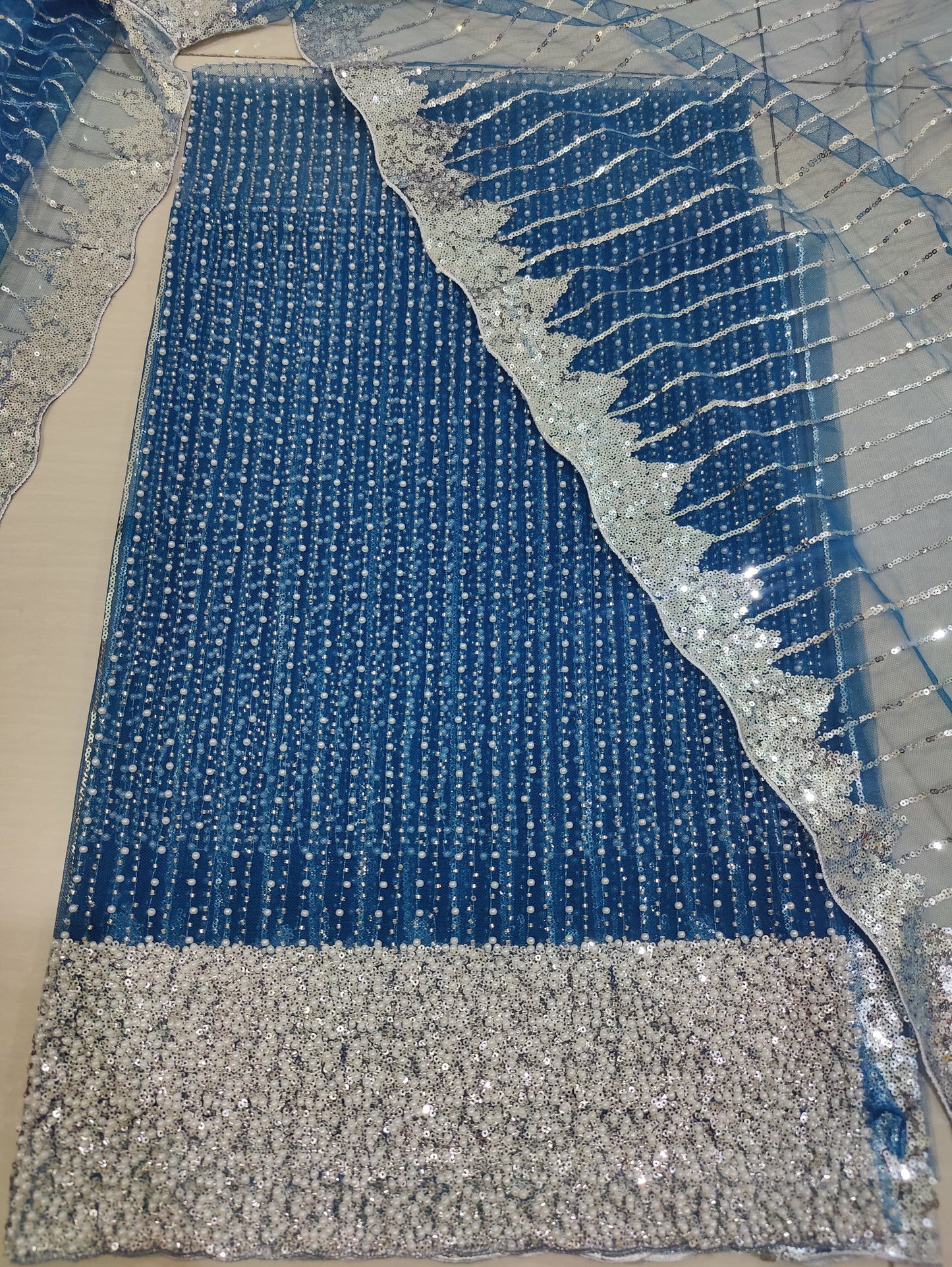 Net 2pc – Unstitched Turkish Cutdana Collection - 3