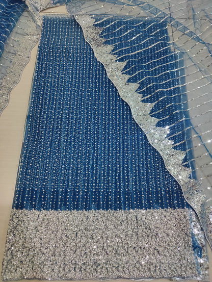 Net 2pc – Unstitched Turkish Cutdana Collection - 3