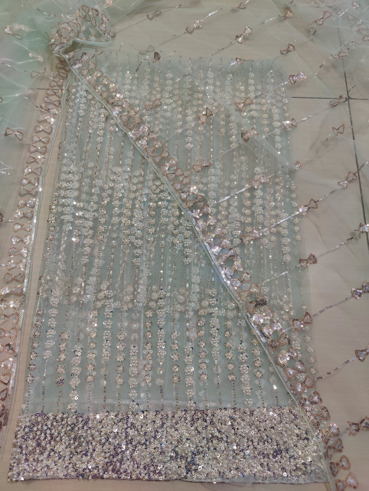 Net 2pc – Unstitched Turkish Cutdana Collection - 9