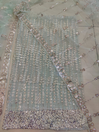 Net 2pc – Unstitched Turkish Cutdana Collection - 9