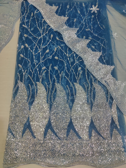 Net 2pc – Unstitched Turkish Cutdana Collection - 6