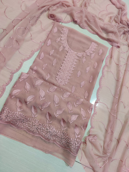 Chiffon Embroiderd 2pc unstitched