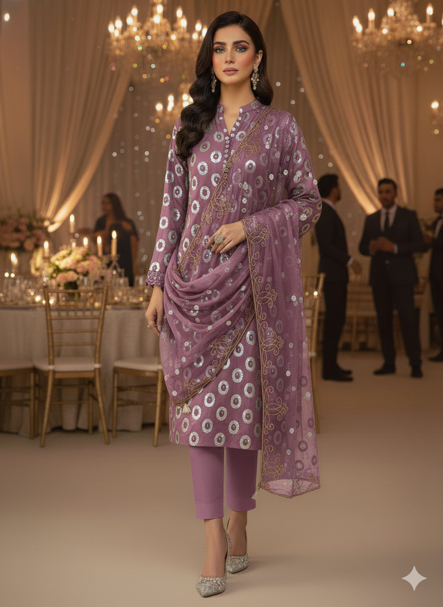 Chiffon 2pc unstitched