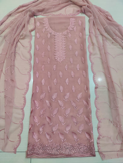 Chiffon Embroiderd 2pc unstitched