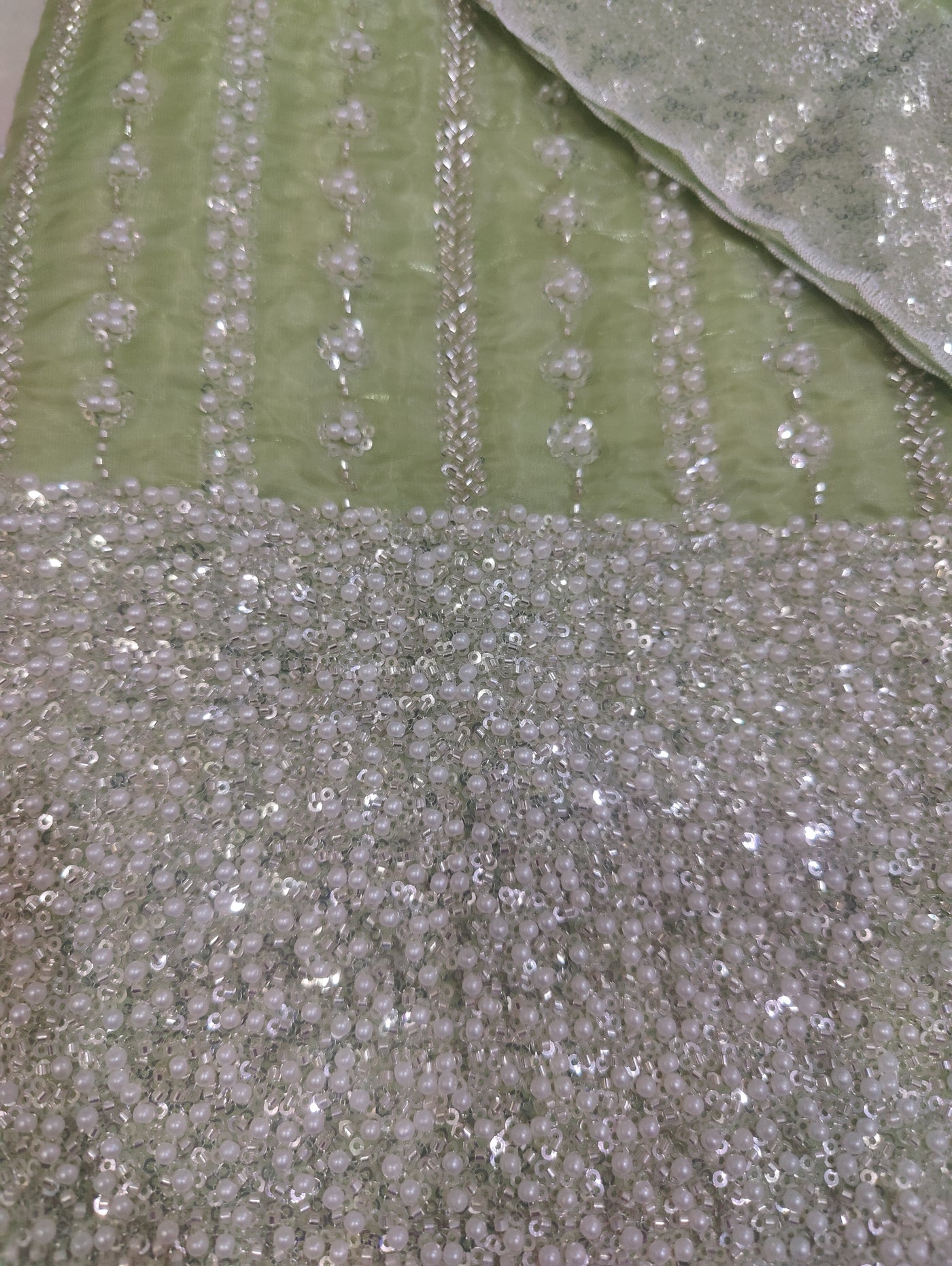 Luxury Silk 2pc – Turkish Cutdana Embellished Unstitched Set