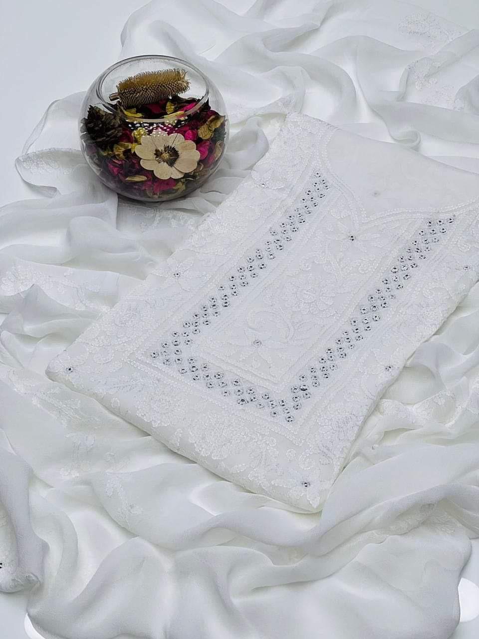 Luxury Chiffon 2pc Unstitched – Perfect for Formal Stitching