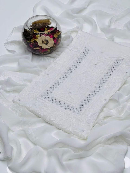 Luxury Chiffon 2pc Unstitched – Perfect for Formal Stitching