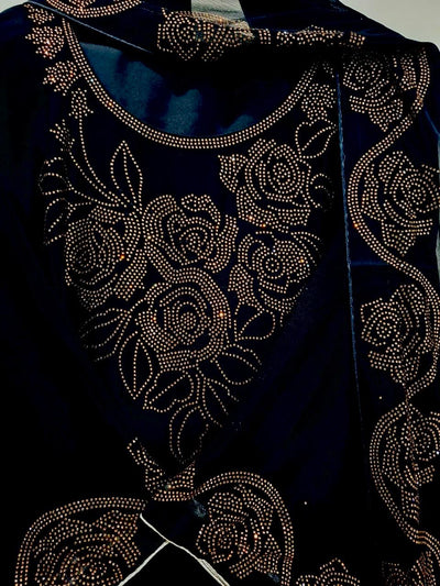 Designer Chiffon 3pc Party Wear
