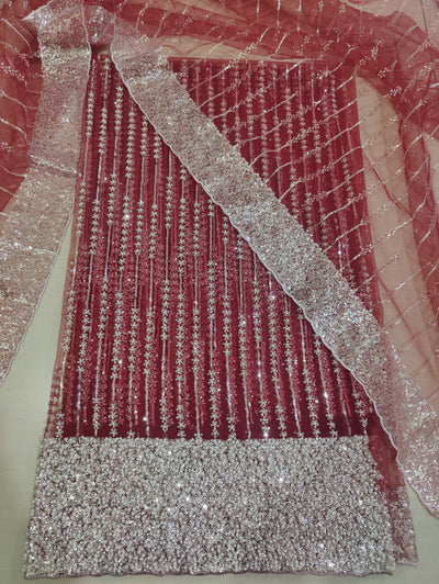 Net 2pc – Unstitched Turkish Cutdana Collection - 2