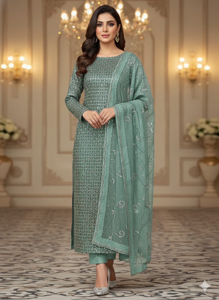 Chiffon 2pc unstitched