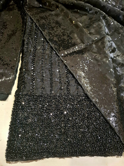 Silk 2pc – Unstitched Turkish Cutdana Collection - 1