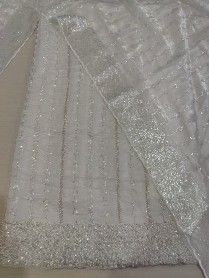 Silk 2pc – Unstitched Turkish Cutdana Collection - 5