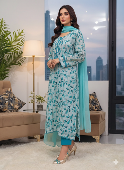 Women's Lawn 3pc Outfit | Breezy Comfort & Chic Design