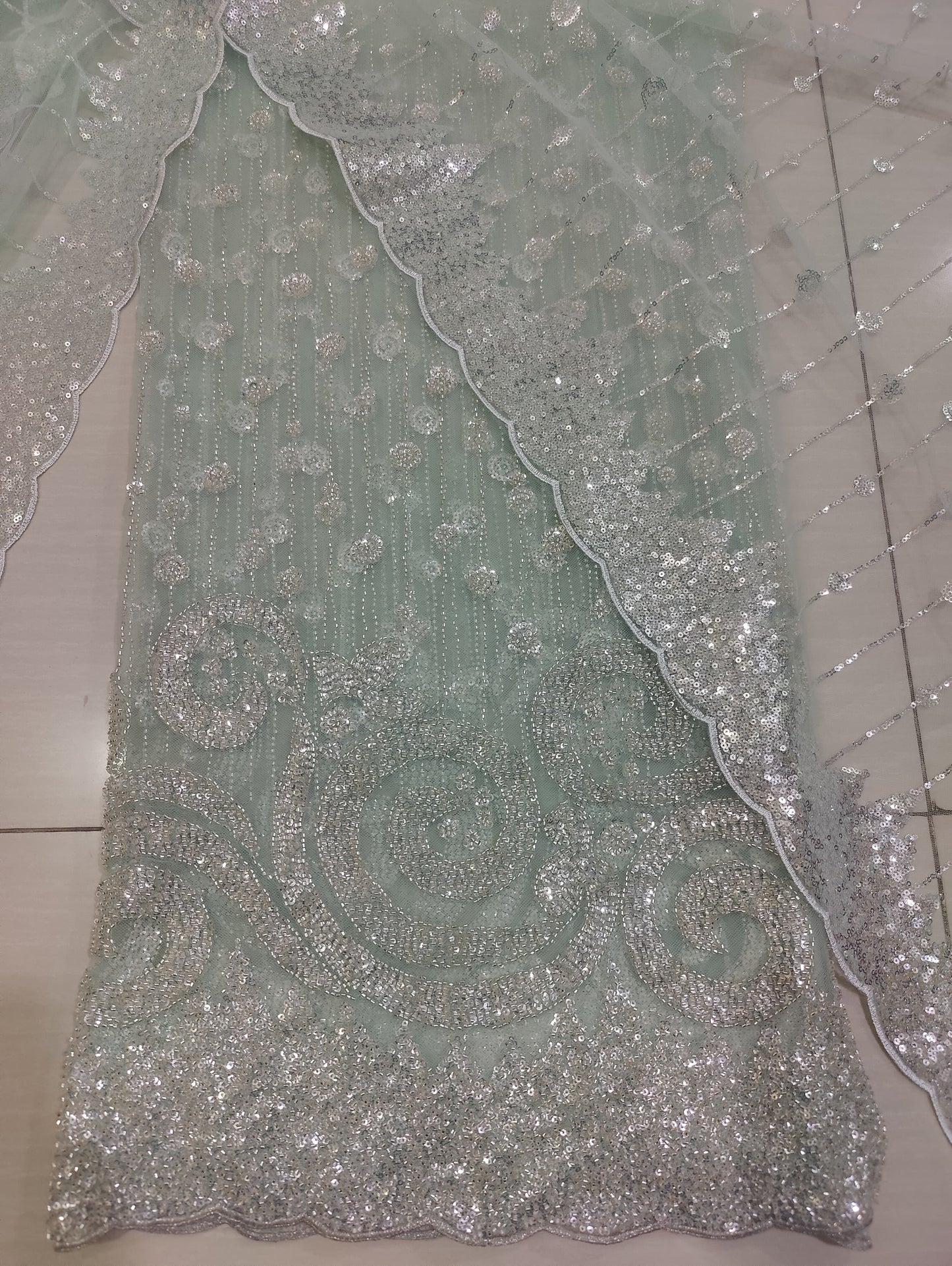 Net 2pc – Unstitched Turkish Cutdana Collection - 5