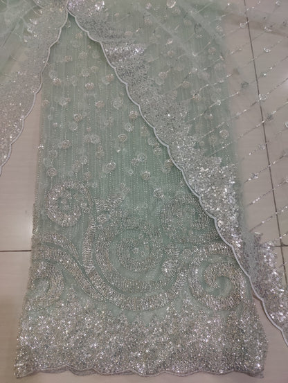 Net 2pc – Unstitched Turkish Cutdana Collection - 5