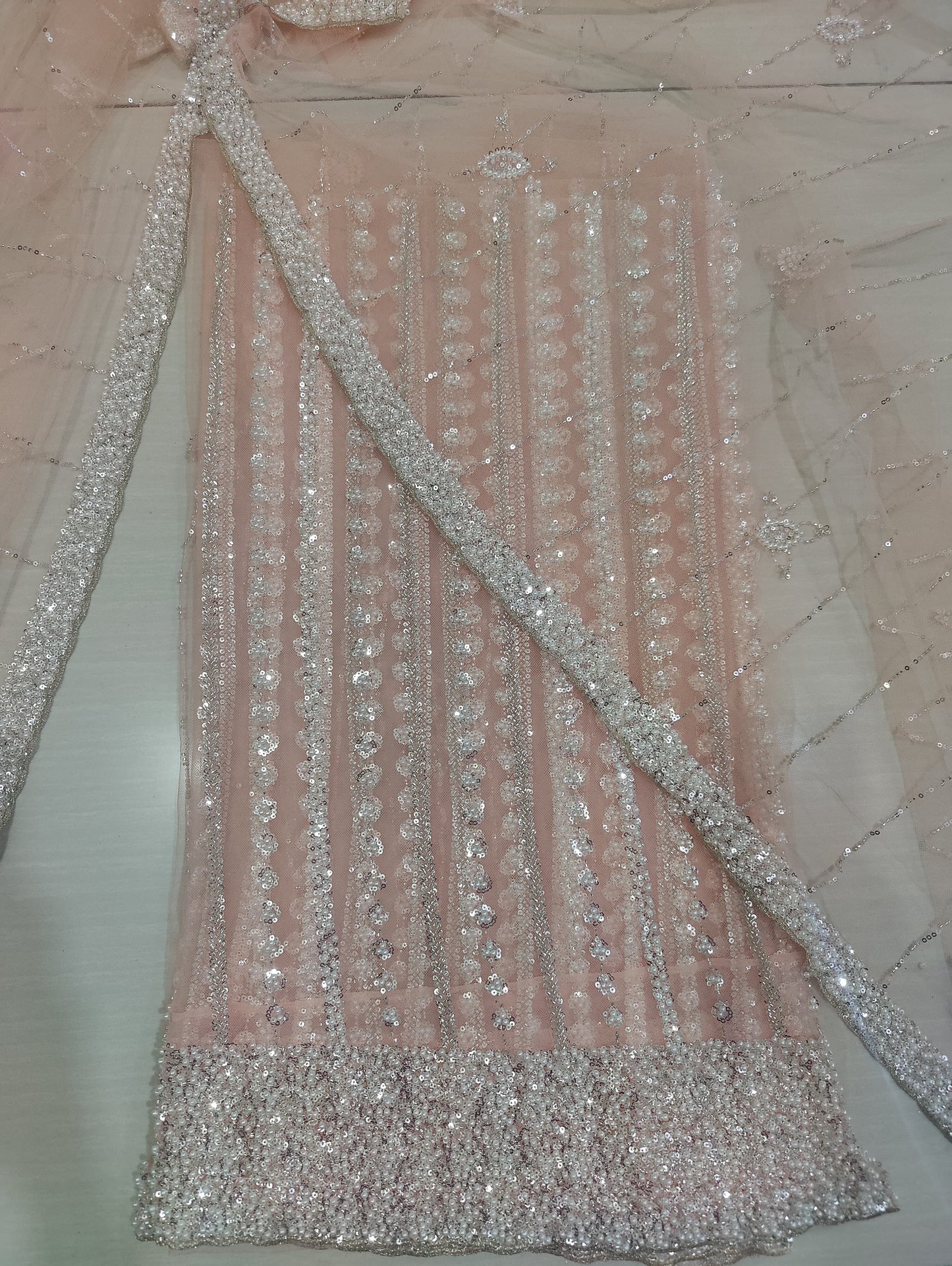 Turkish cutdnaa net unstitched 2pc