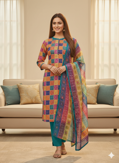 Classic Lawn 3pc Suit | Everyday Elegance