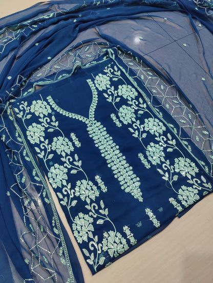 Chiffon Embroiderd 2pc unstitched