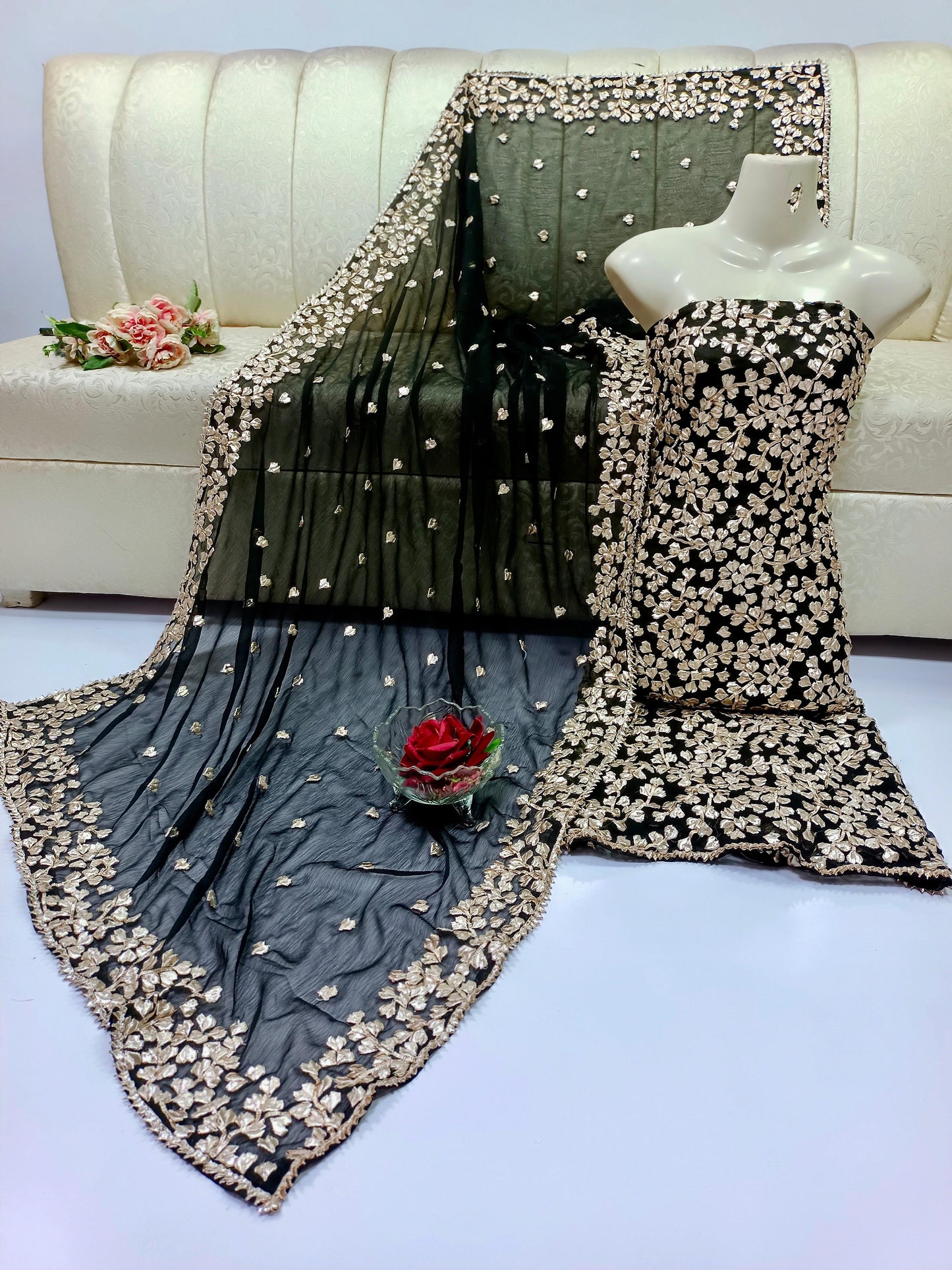 Luxury Chiffon 2pc Unstitched – Perfect for Formal Stitching