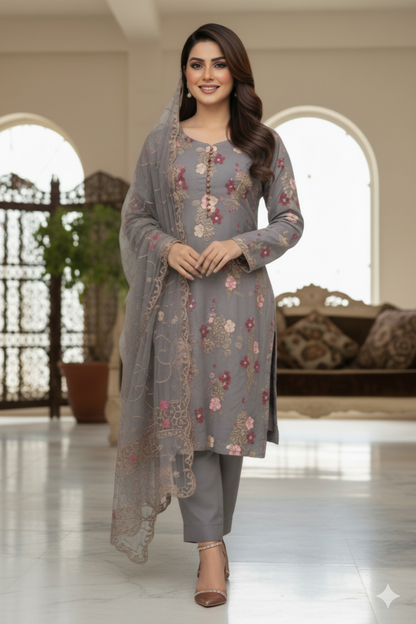 Chiffon 2pc unstitched