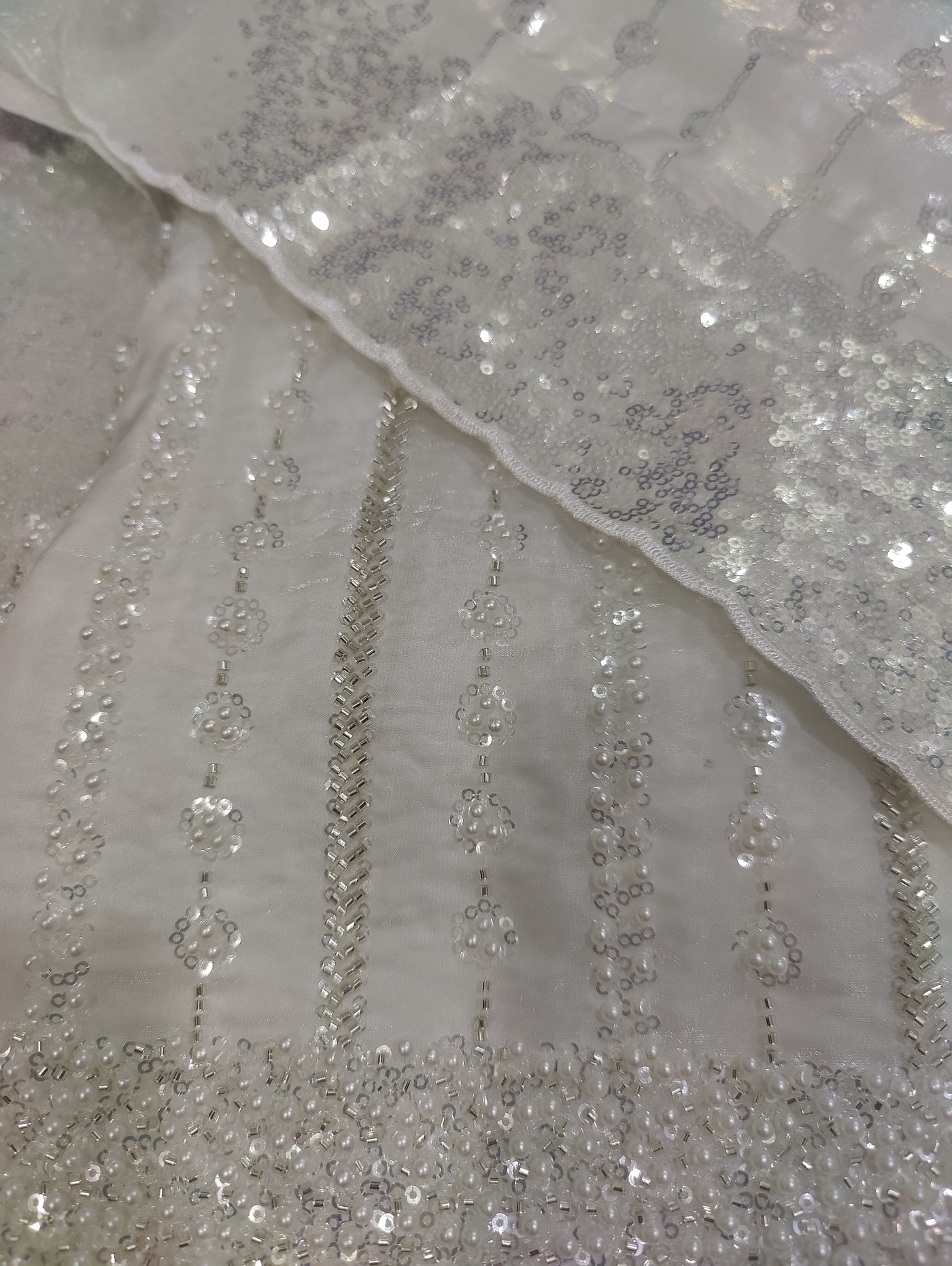 Turkish Cutdana Silk Set – 2pc Unstitched for Formal Occasions