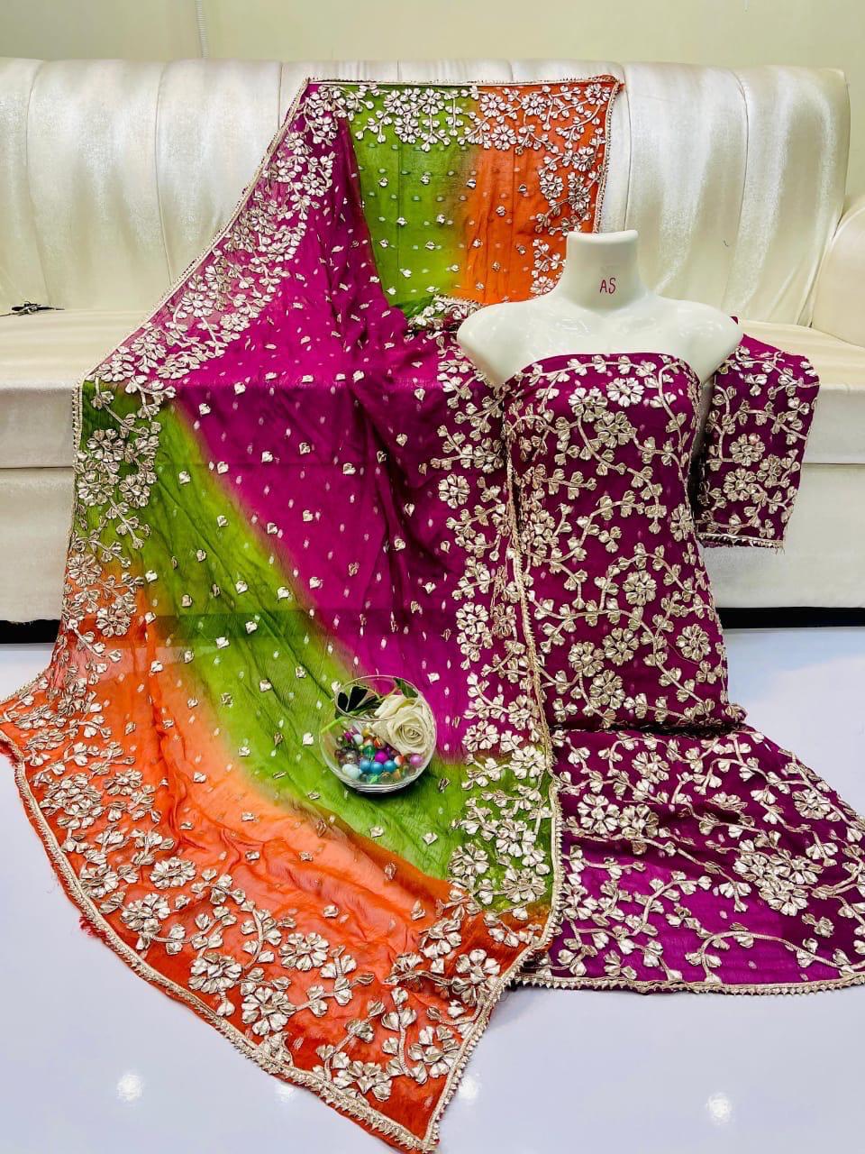 Soft Chiffon 2pc Fabric Set – Unstitched Shirt & Dupatta