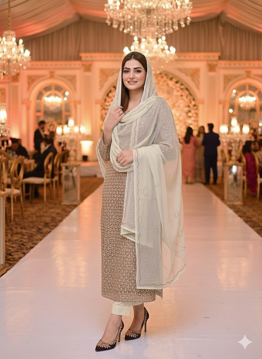 Chiffon 2pc unstitched