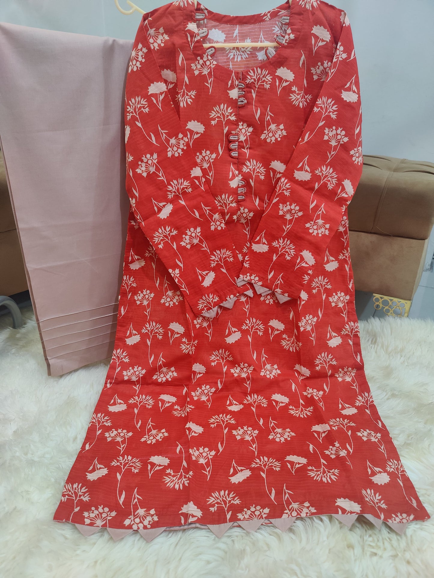 2-Piece Lawn Suit for Women | Lightweight & Stylish