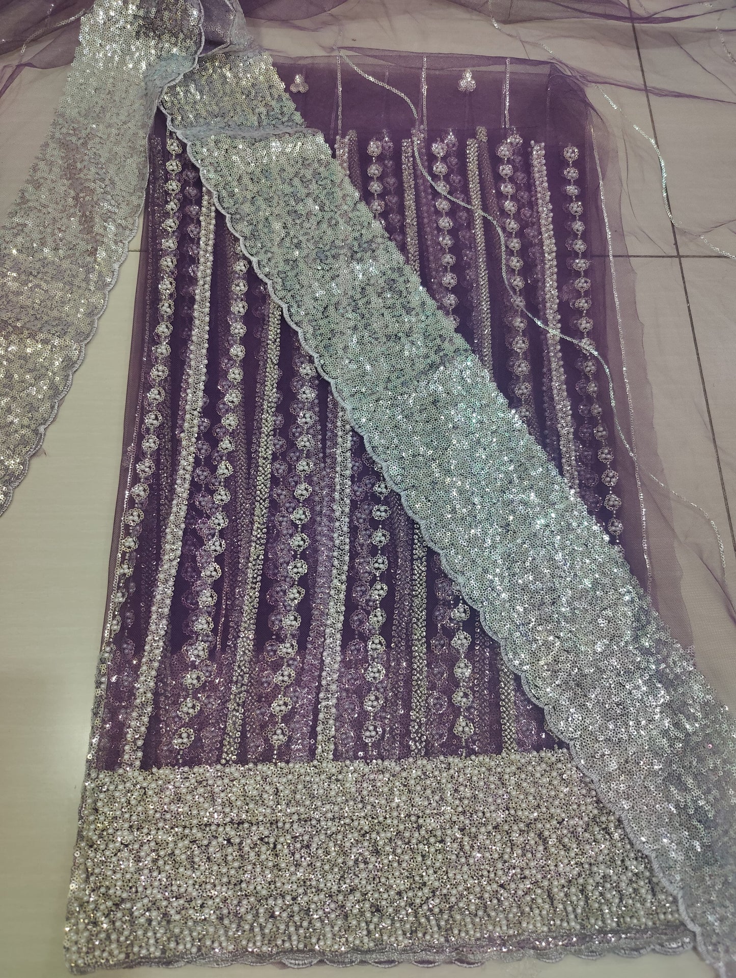 Net 2pc – Unstitched Turkish Cutdana Collection - 7