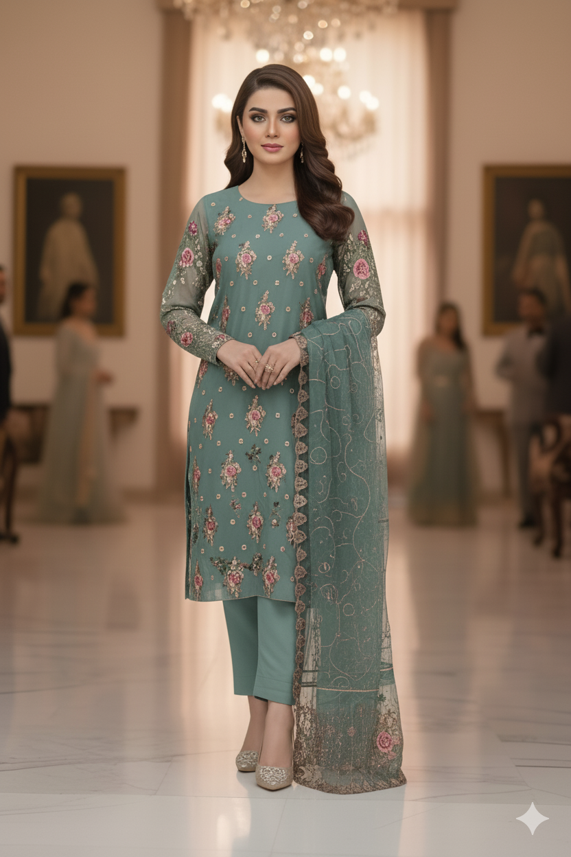 Chiffon 2pc unstitched