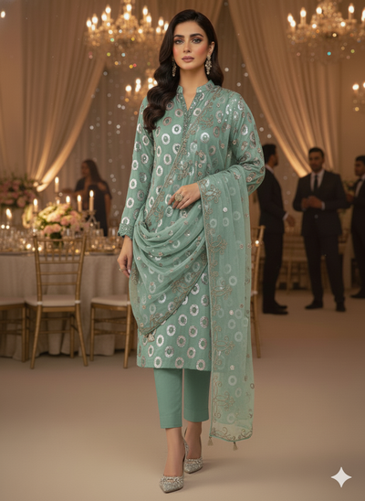 Chiffon 2pc unstitched