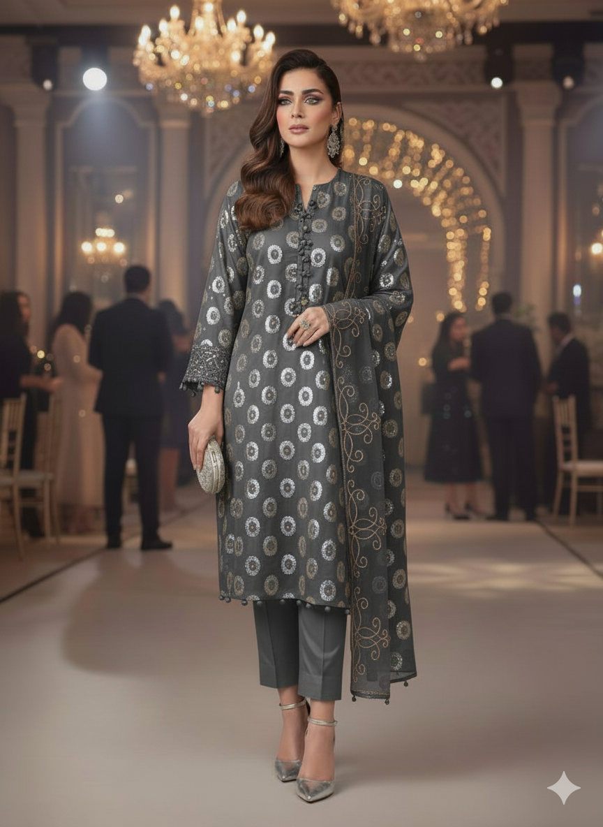 Chiffon 2pc unstitched