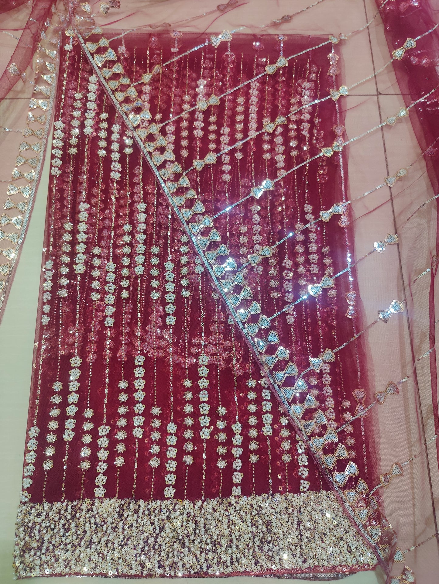 Net 2pc – Unstitched Turkish Cutdana Collection - 9