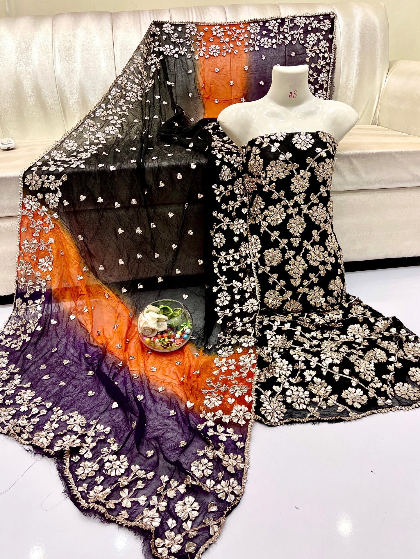 Soft Chiffon 2pc Fabric Set – Unstitched Shirt & Dupatta