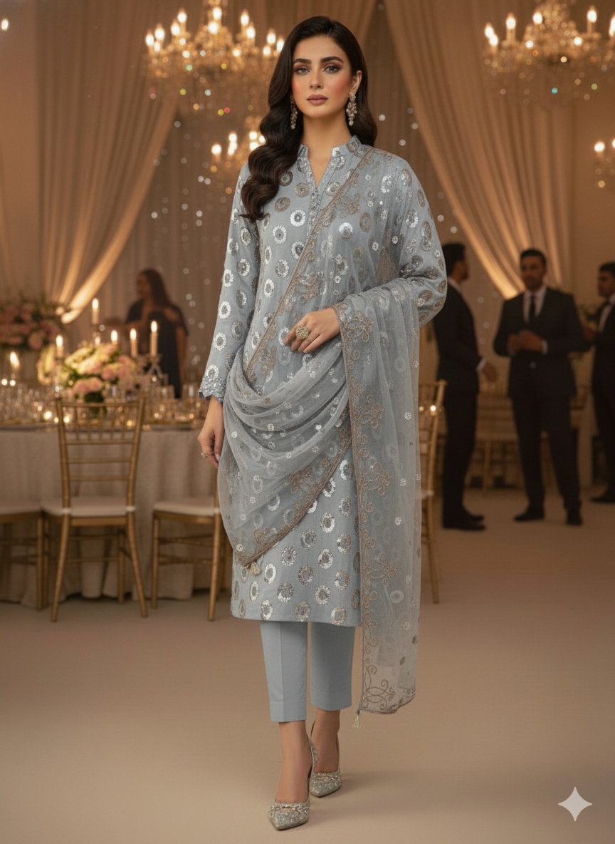 Chiffon 2pc unstitched